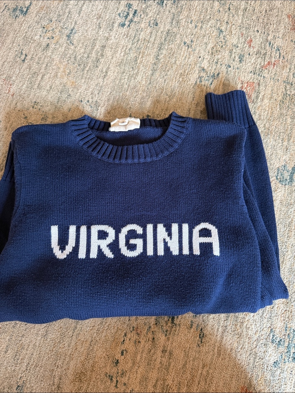 Virginia Crewneck Sweater - Navy